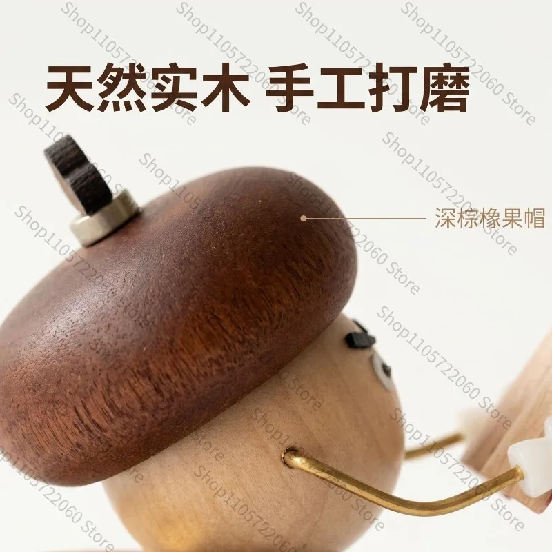 Solid Wood Handcrafted Sculpture, Original Handmade Wood Figurine, Relaxing Desktop Decoration for Workspace