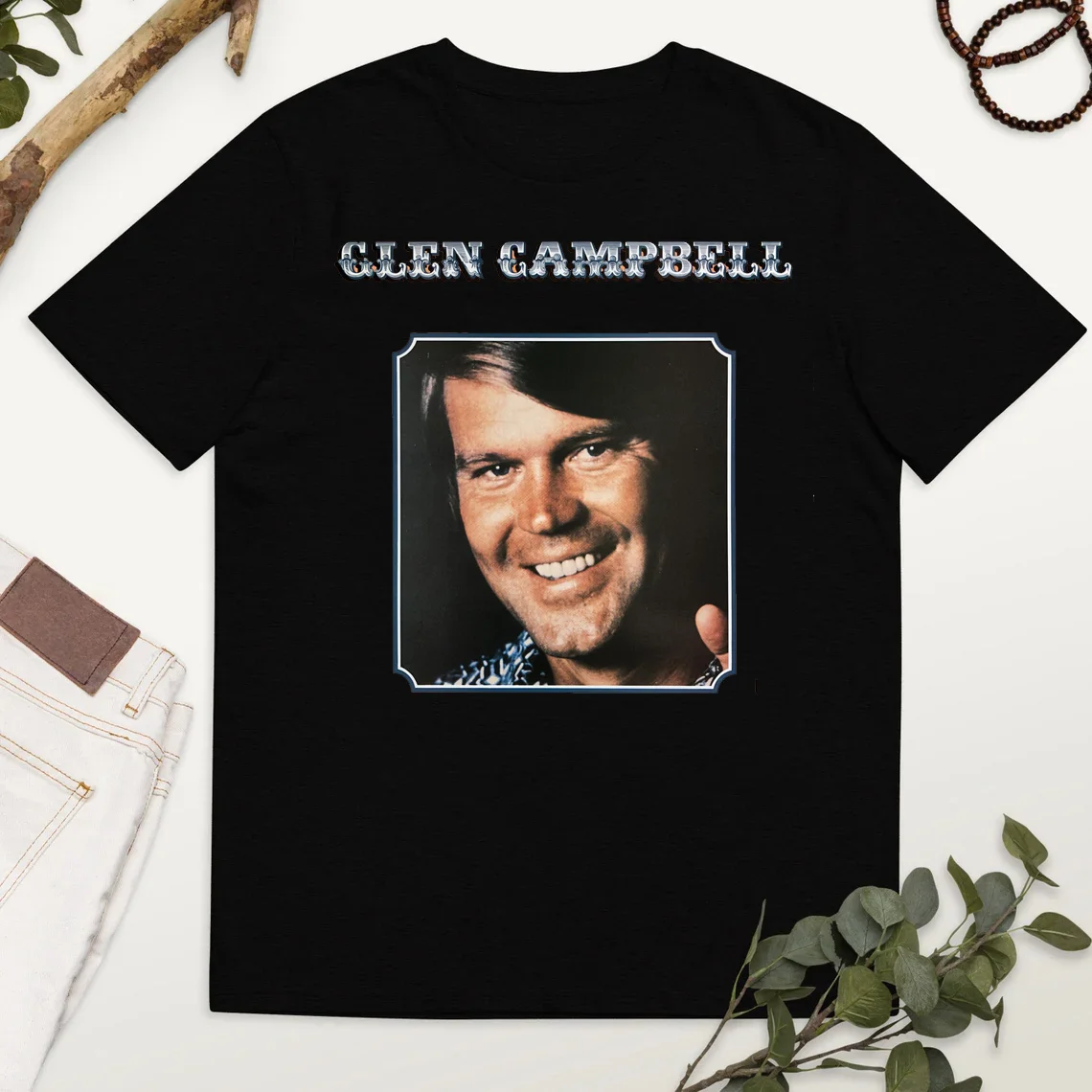 Glen Campbell T-shirt Cotton For men Women All Size S-4XL 3A241