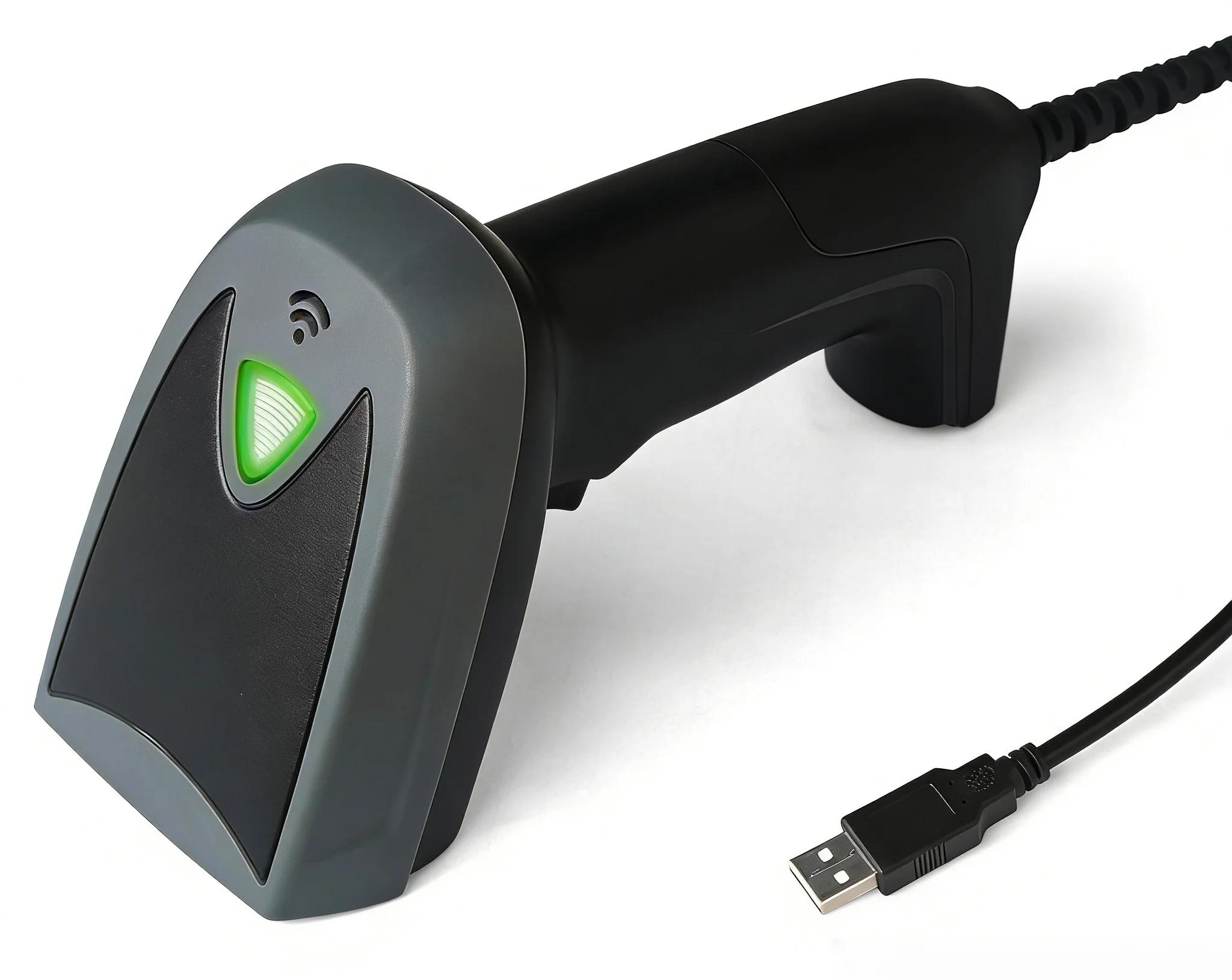 Fast Wired Barcode Scanner 2D QR Code Reader High Resolution Megapixel USB Handheld for Warehouse