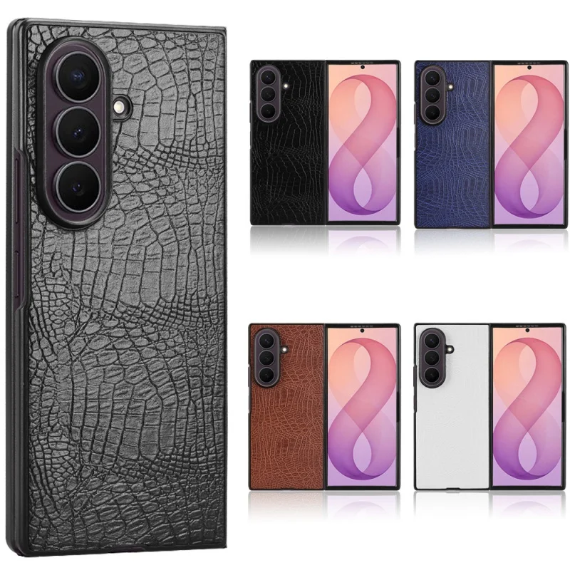 For Samsung Galaxy Z Fold 8 Ultra Case Luxury Crocodile pattern PU leather Case For Samsung Galaxy Z Fold 8 Ultra Phone Case
