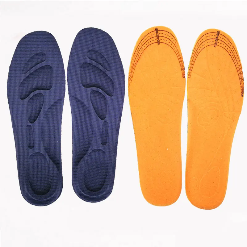 3D 메모리 폼 스포츠 깔창 아치 지원 신발 Insoles 남자 플랫 피트 패드 스트레치 통기성 Insoles LD