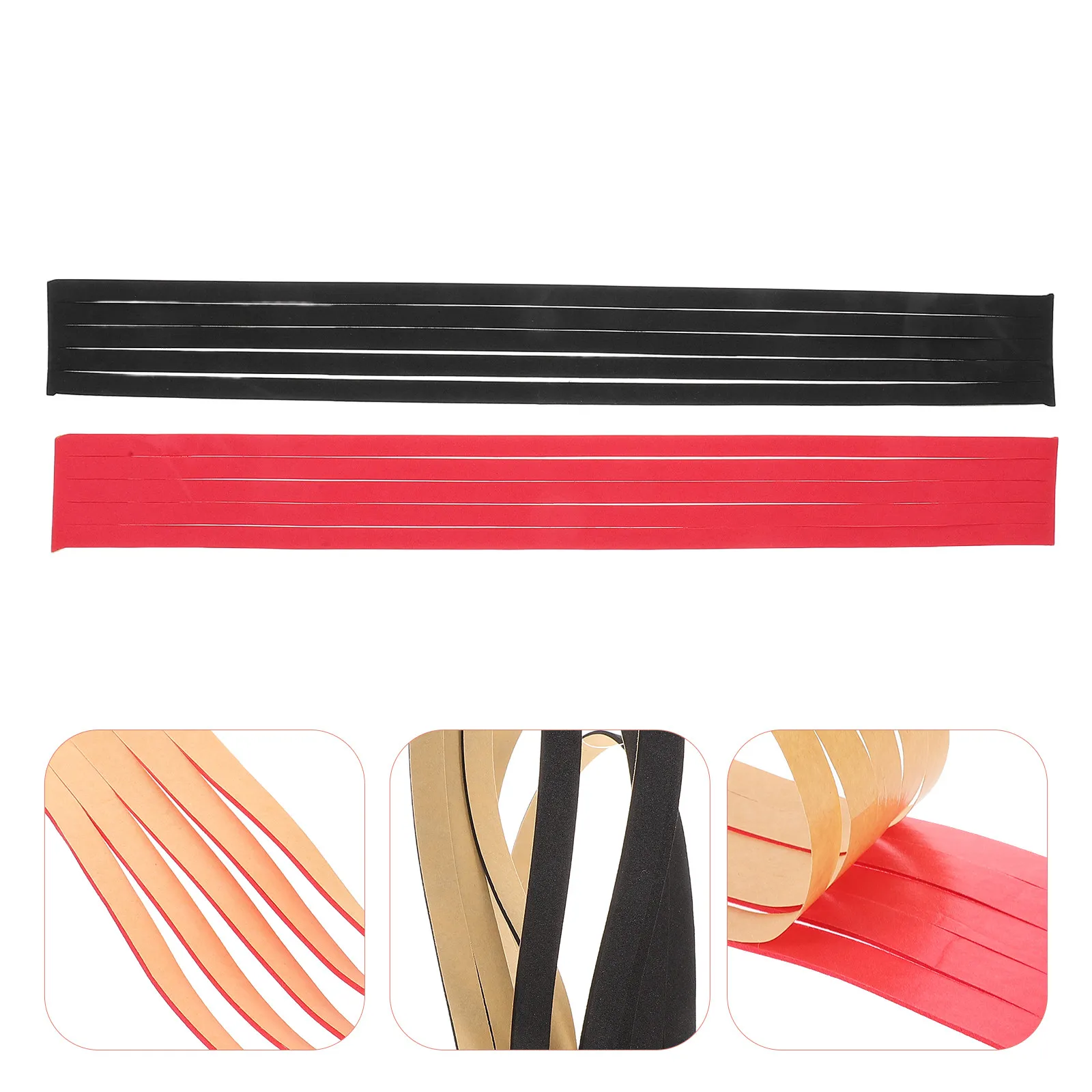 

10Pcs Thickened Table Tennis Racket Edge Protection Strip Self-Adhesive Anti-Collision Sponge Tape for Paddle Frame Guard