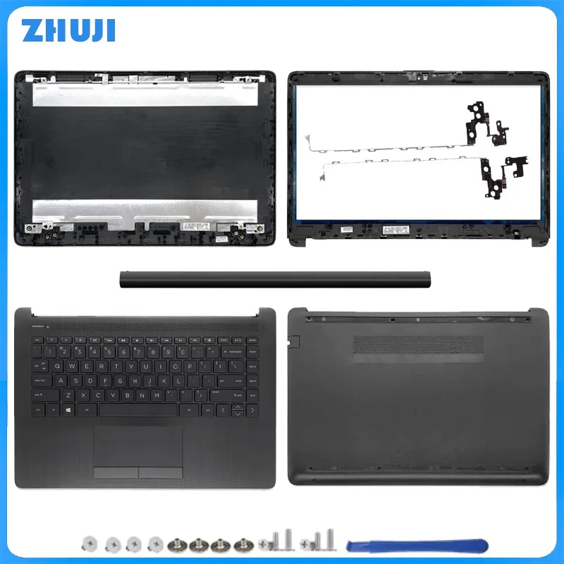 

Repalce Cover For Pavilion 14-CM 14-CK 14-DG 240 245 246 G7 LCD Back Cover/Front Bezel/US with Palmrest Upper/Bottom Case Black