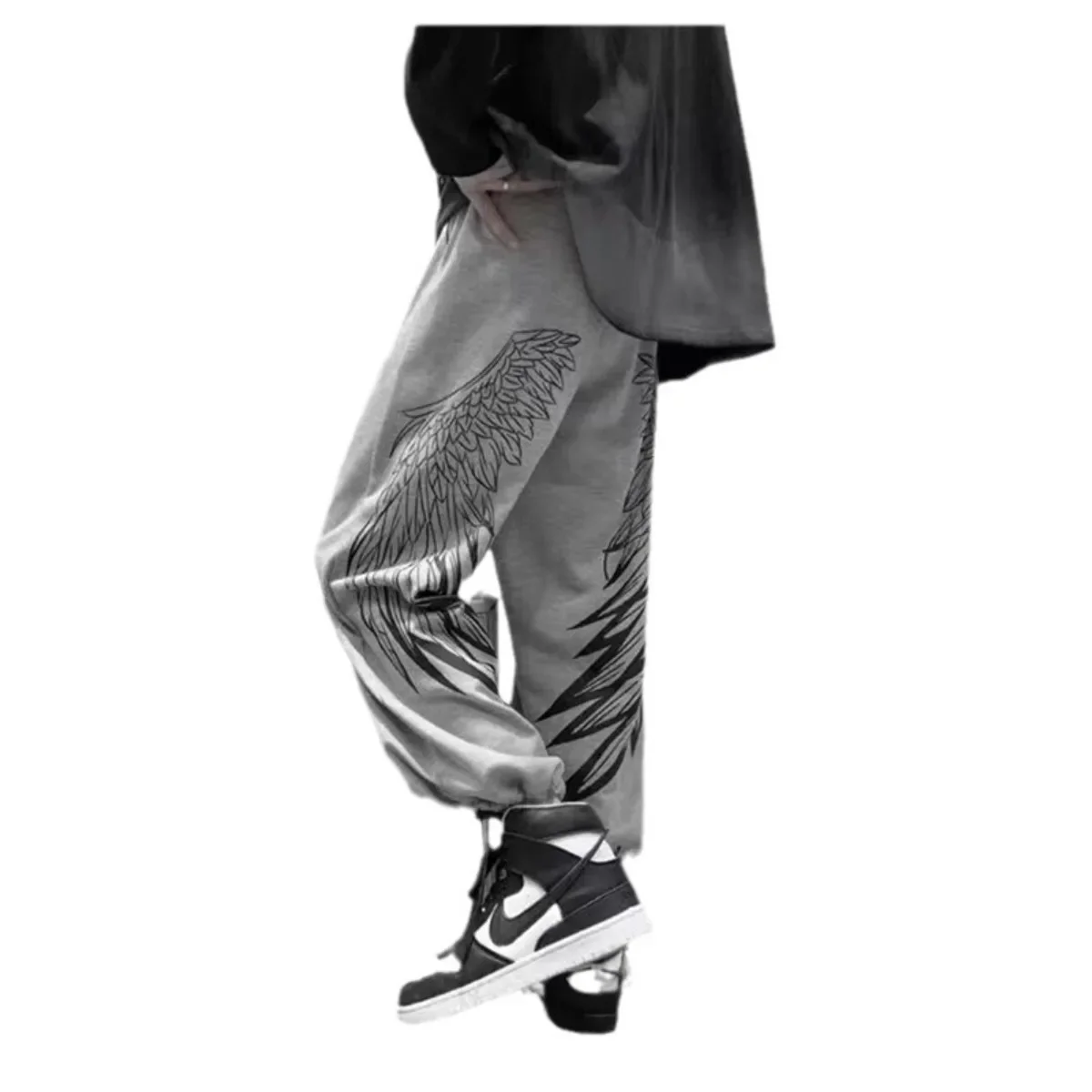 

Fashionable Classic Jogging Streetwear Sports Pants Casual Creative Printed Sports Pants Loose and Long Trendy Streetwear