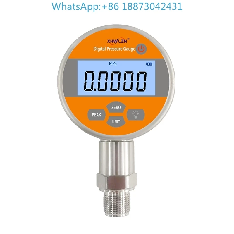 

High-precision digital pressure gauge, industrial stainless steel seismic, hydraulic and pneumatic pressure measurement