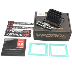 Carbon Fiber Petals Stem Valve Cage Block V4R01D V-force 4R For Honda NSR 125 JC20/JC22 For Honda NSR 250 MC21/28