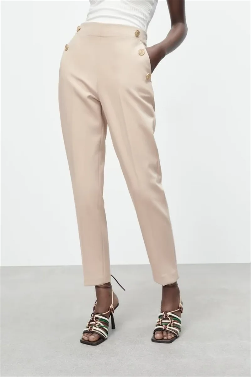 

Autumn and Winter High-waisted Thin Knitted Casual Pants Women Trendy Drape White Wide-leg Pants Straight-leg Mopping Trousers