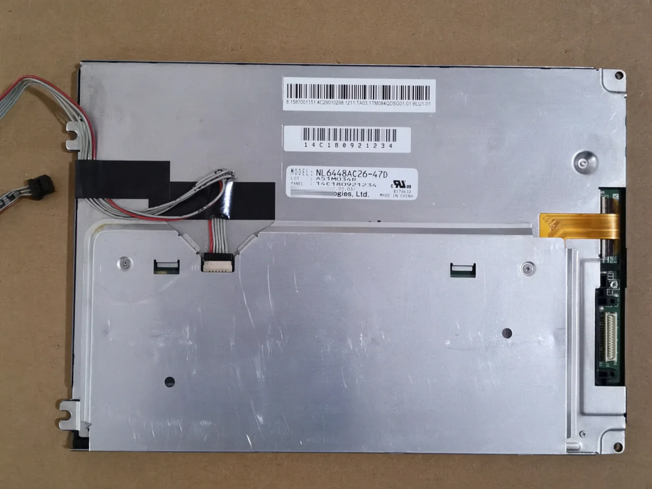 Original 8.4 inch NL6448AC26-47D LCD display screen