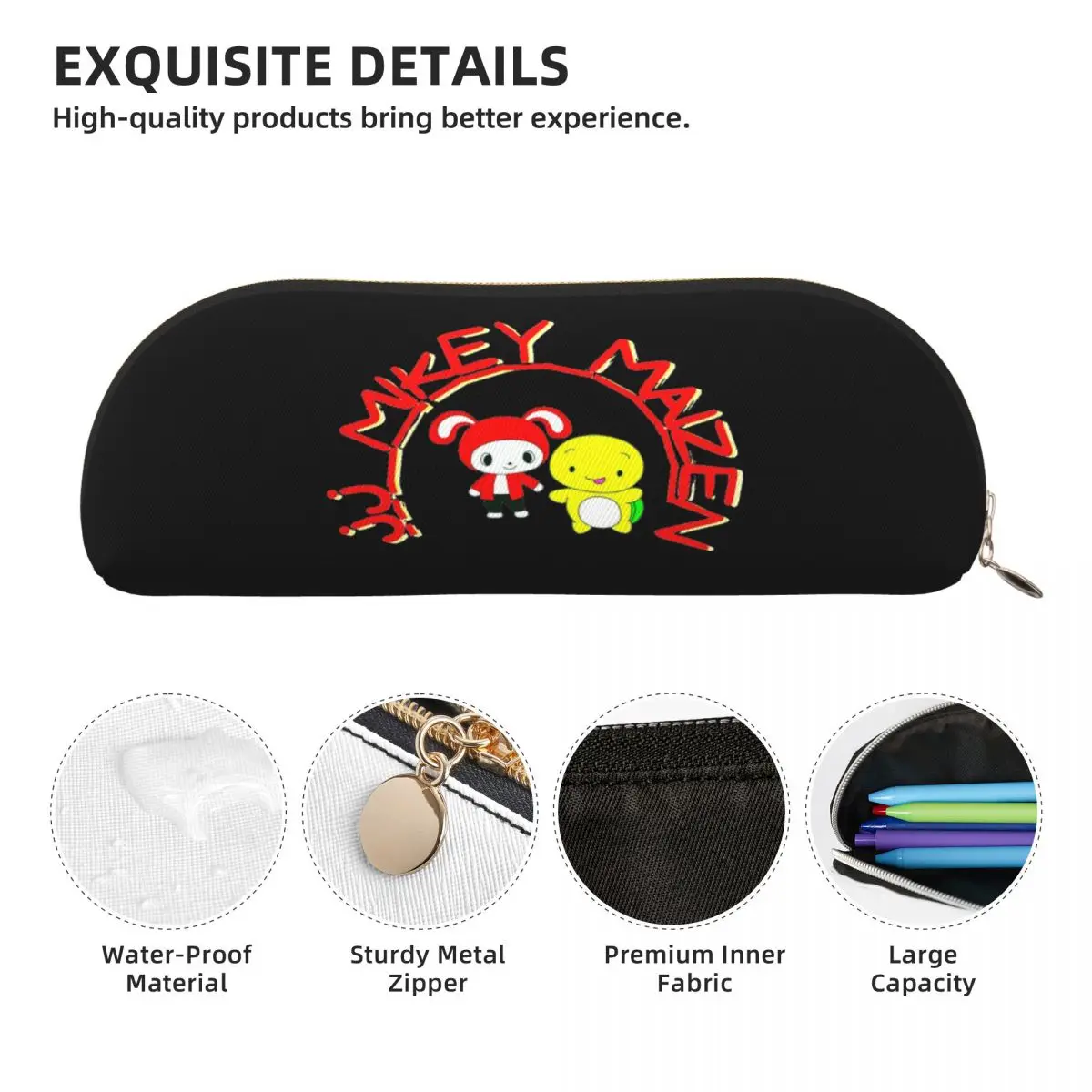 Jj ميكي مايزن مقلمة قلم رصاص الحقيبة تخزين القرطاسية لوازم سعة كبيرة صندوق القلم حقيبة أقلام رصاص للبنين بنات هدايا