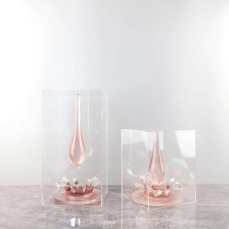 Creative Abstract Transparent Resin Waterdrop Artworks for Desktop Home Decoration, Room Decoration and Beautification.