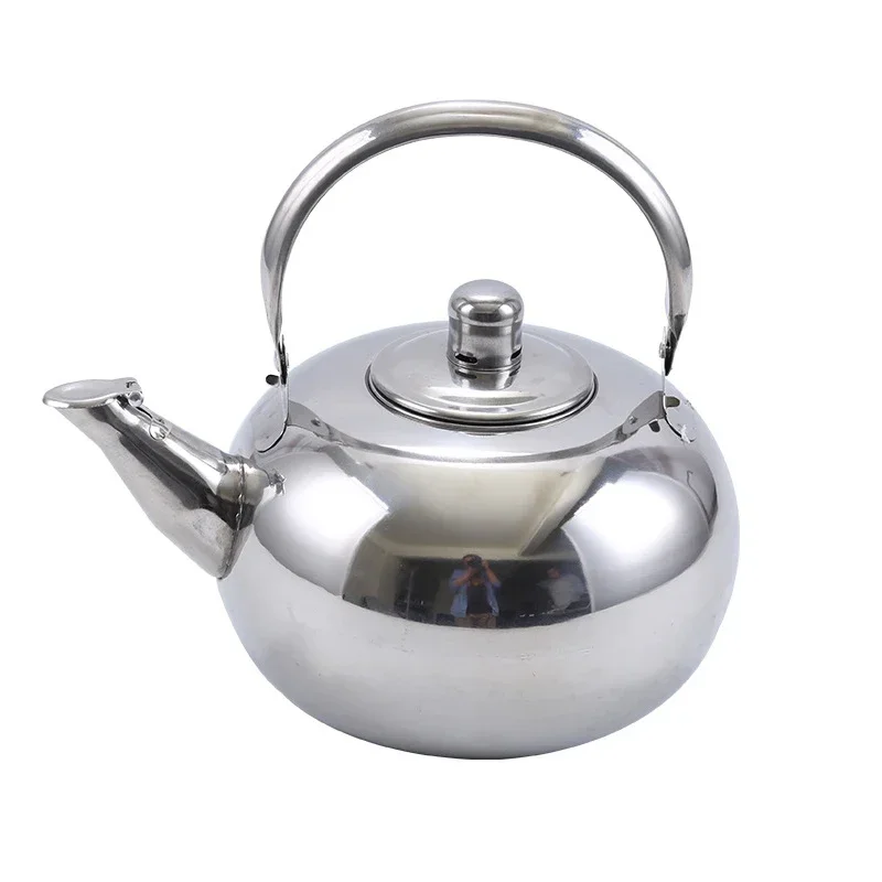 Thicker Stainless Steel Water Kettle Hotel Tea Pot with Filter Hotel Gold Siliver CoffeePot Restaurant Tea Kettle Camping Teapot