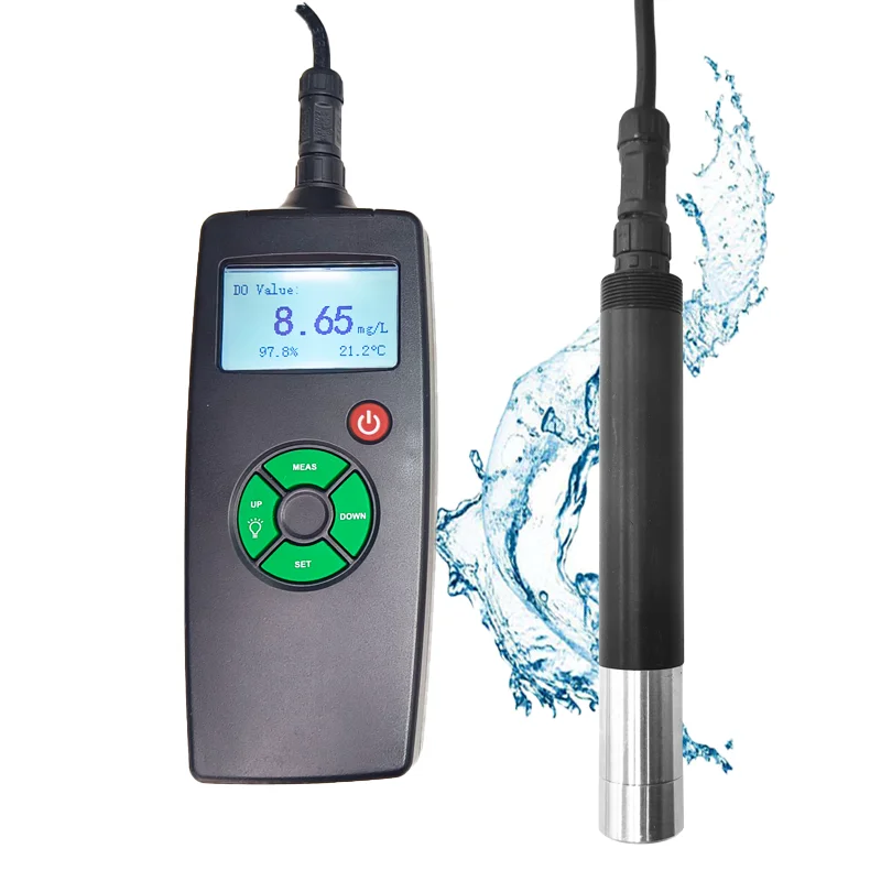 Waterproof Optical Portable DO Meter Measure Dissolved Oxygen Values In Ponds