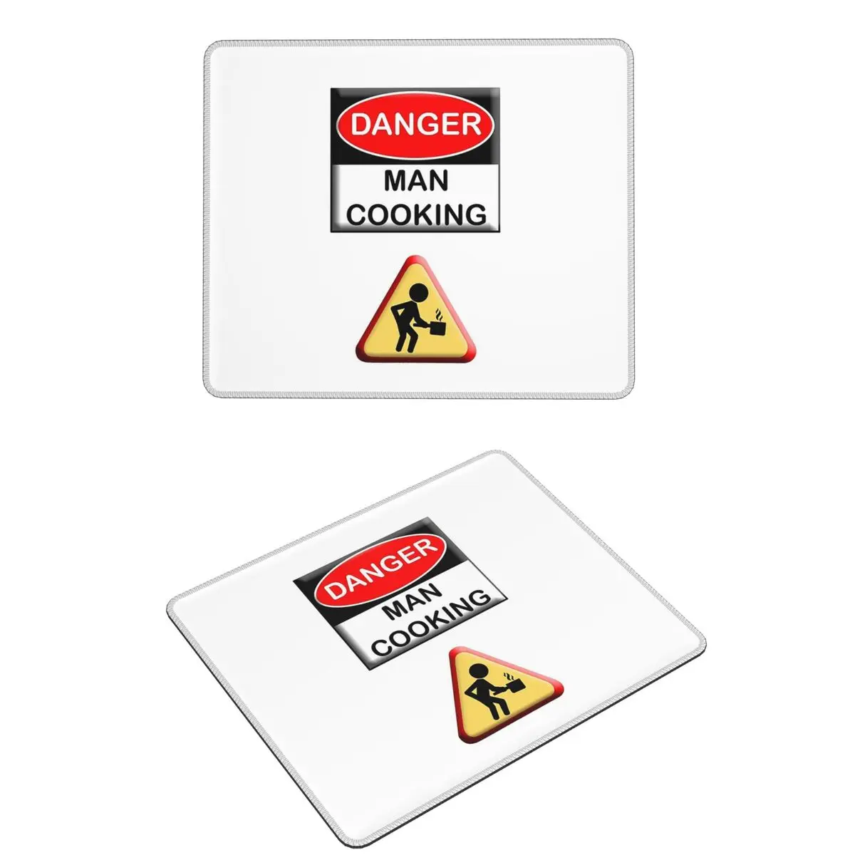

Danger Man Cooking Sign Mouse Pad Computer Keyboard Mouse Mat Gamer PC Laptop Desk Mat Office Accessories Table Mats