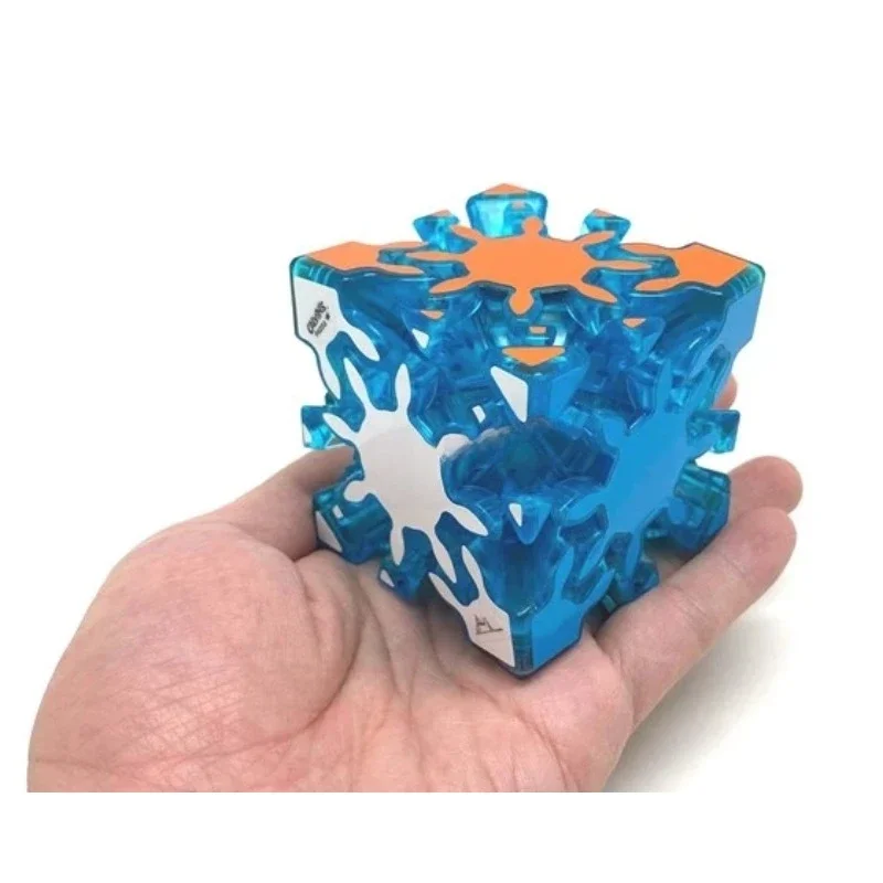 Limited Edition 3x3 Cube Calvin's Puzzle 3x3x3 Timur Gear Skewb Ice Blue Magic Cube Children's Educational Toy 6-12y Mirror Cube