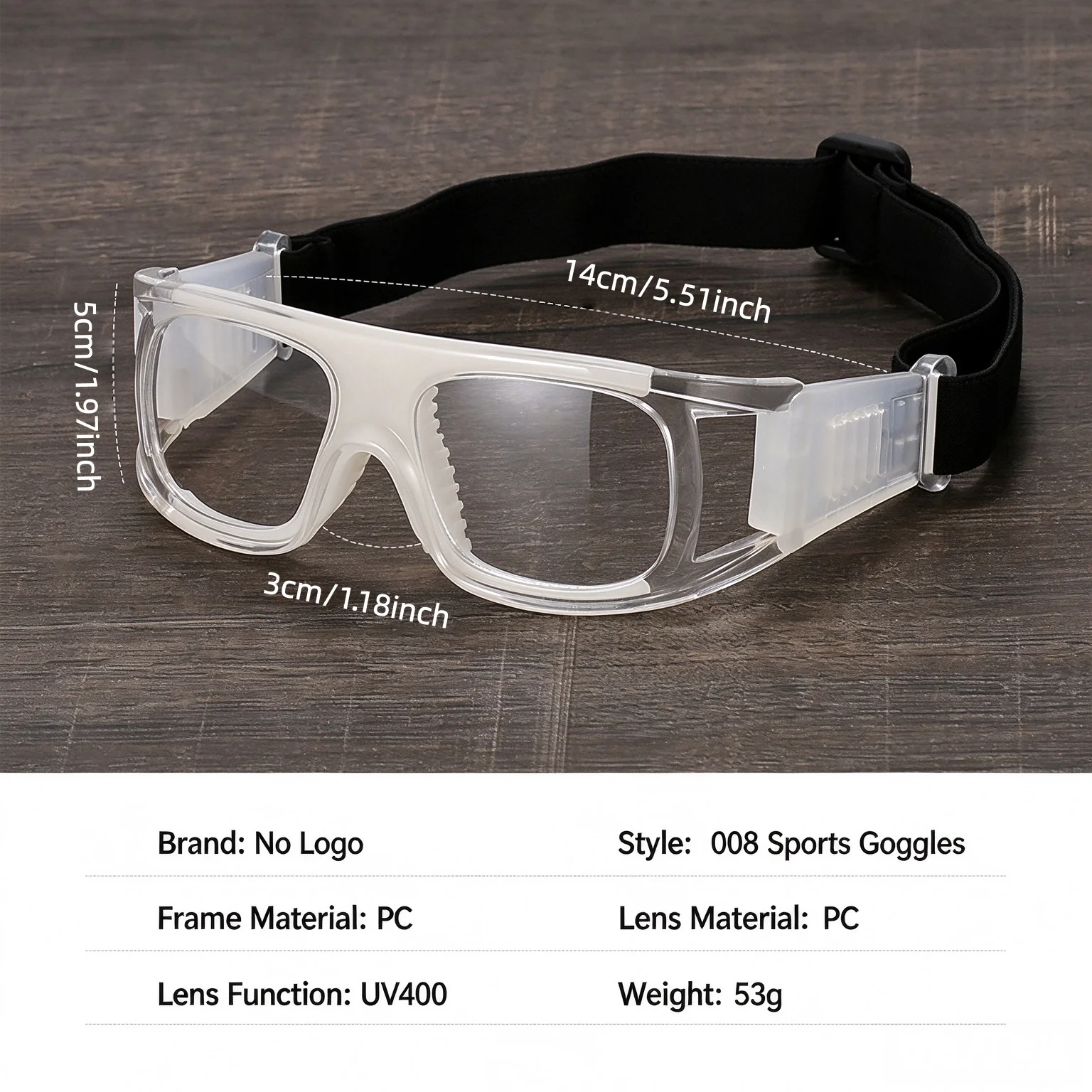 Professional Outdoor Sports Goggles Impact-Resistant Protective Eyewear for Basketball Cycling Running Hiking Outdoor Activities