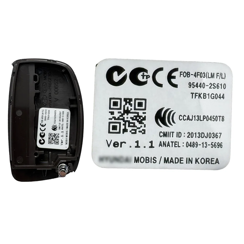 الأصلي 95440-2S610 2S600 لشركة هيونداي IX35 توكسون 2013 2014 2015 2016 2S610 433MHz 46 رقاقة الذكية مفتاح السيارة عن بعد PCF7945 / 53A