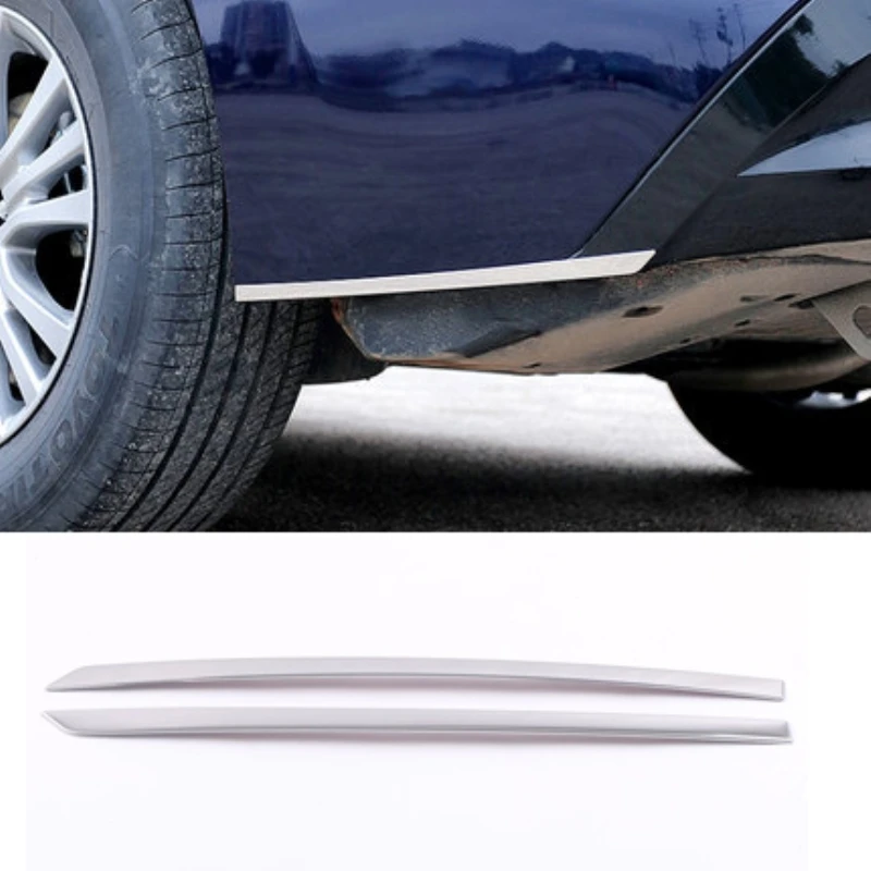 For Toyota Sienna XL40 2021 2022 Stainless Steel Rear Bumper Corner Cover Trunks Tail Door Strips Garnish Trims  Car Accessories