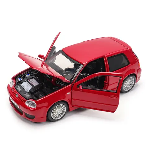 Maisto 1:24 Volkswagen Golf R32 bil Antik bil Statisk gjuten bil Samlarmodell Bil Leksakspresent Tide Play 12 best sales VW Golf 4 Miniatyr - №3