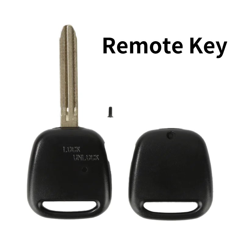 New Uncut TOY43 Remote Key Shell Case Fob Side 1 Button For TOYOTA Ipsum 1998-05 Automobiles Parts Accessories Car Lock System