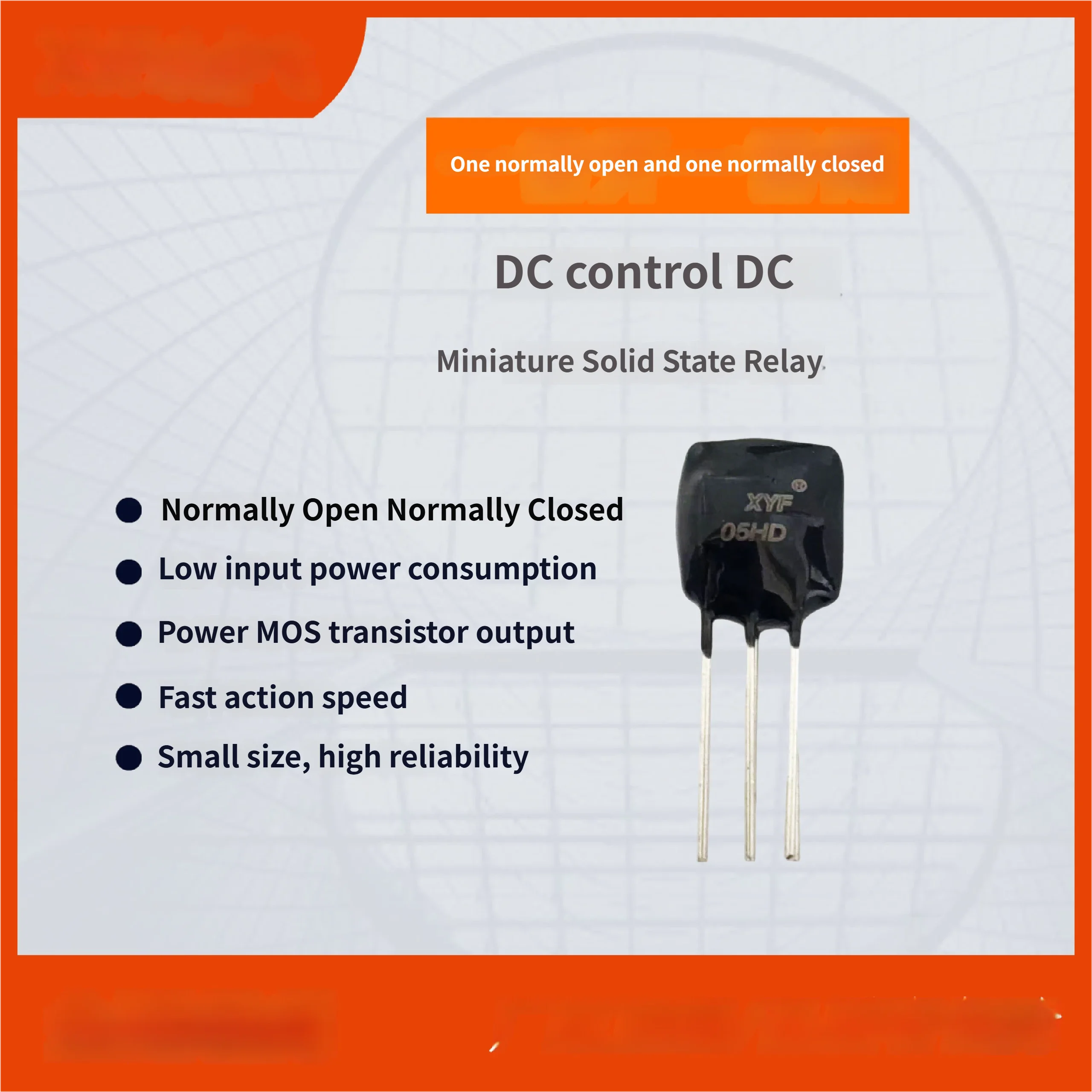 1pcs-20pcs Miniature Single-Pole Normally Open and Normally Closed Switch, Passive AC/DC Universal Solid State Relay