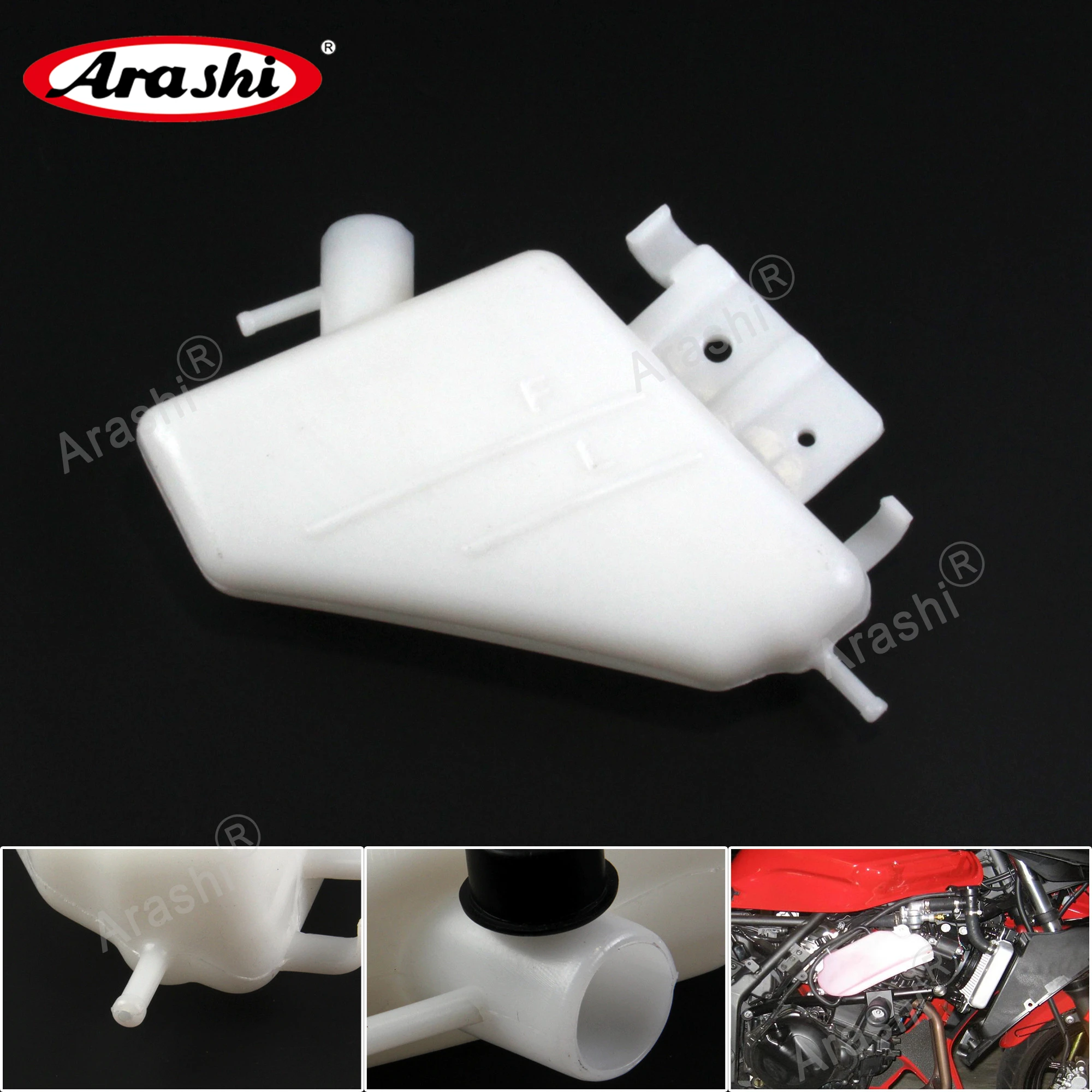 

Arashi Overflow Expansion Bottle For SUZUK GSXR 600 / 750 2006 - 2010 Coolant Reservoir Tank Water Storage GSX-R GSXR750 2007