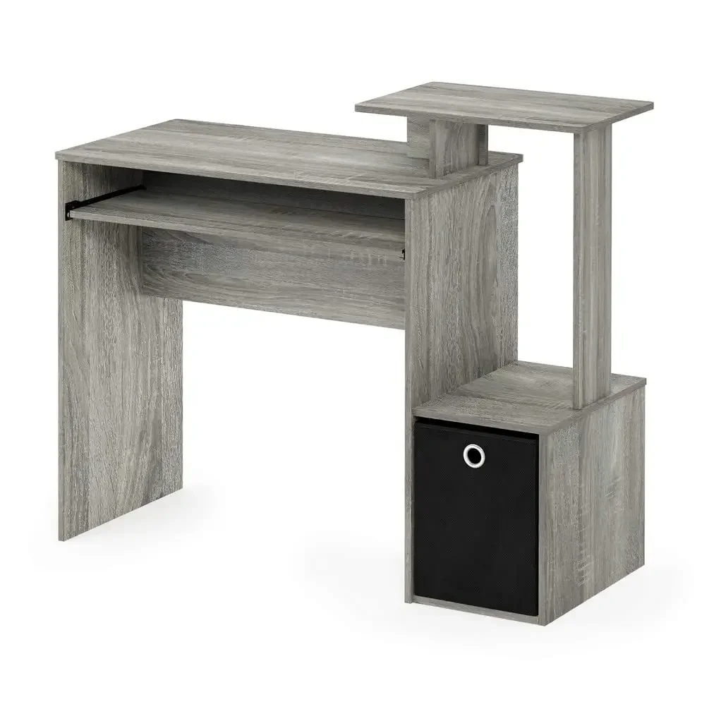 'Multipurpose Home Office Computer Writing Desk, French Oak Grey