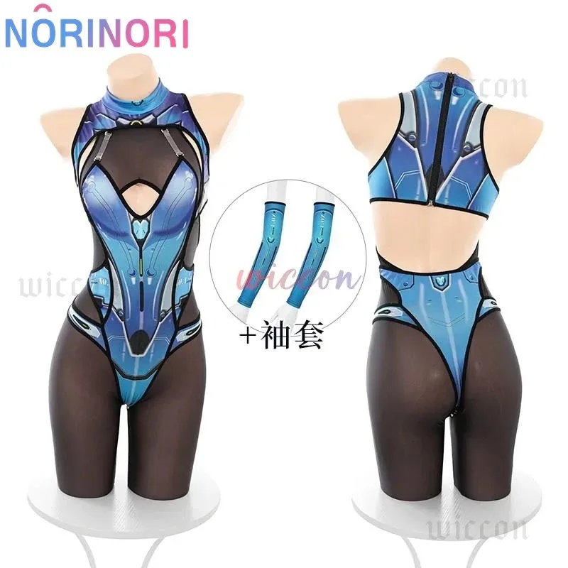 펑크 사이버 시티 미래 기계 전사 Mech 코스프레 의상 점프 슈트 여성 바디 슈트 팬티 스타킹 의상 코스프레 의상