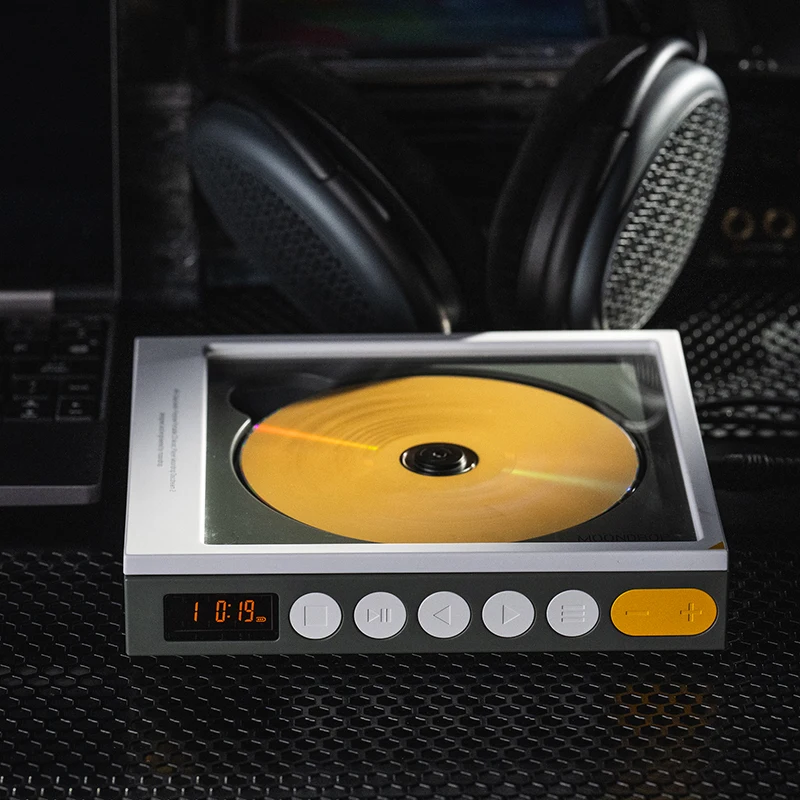 MOONDROP DISCDREAM 2 Portable CD Player USB Desktop Sound Card Function Optical Digital Output