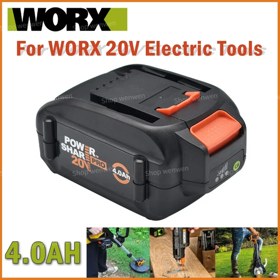 

WORX brand new genuine WA3578 - PowerShare 20V 4.0AH lithium-ion large-capacity battery