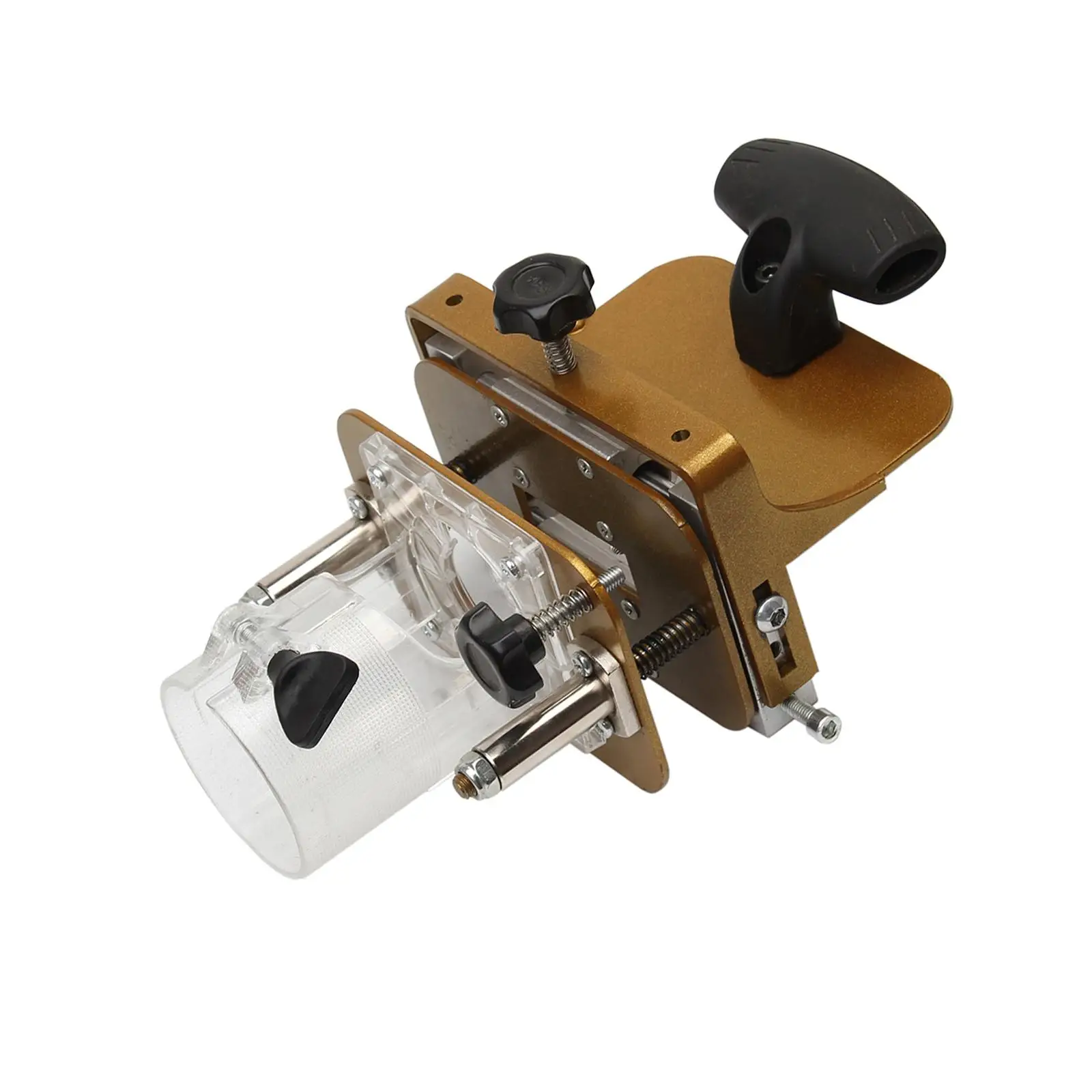 

Портативный шаблон для врезки пазов 65 мм для фрезерного станка, инструмент для вырезания пазов, кронштейн для обработки мебели и деревообработки, насадка для шкафов