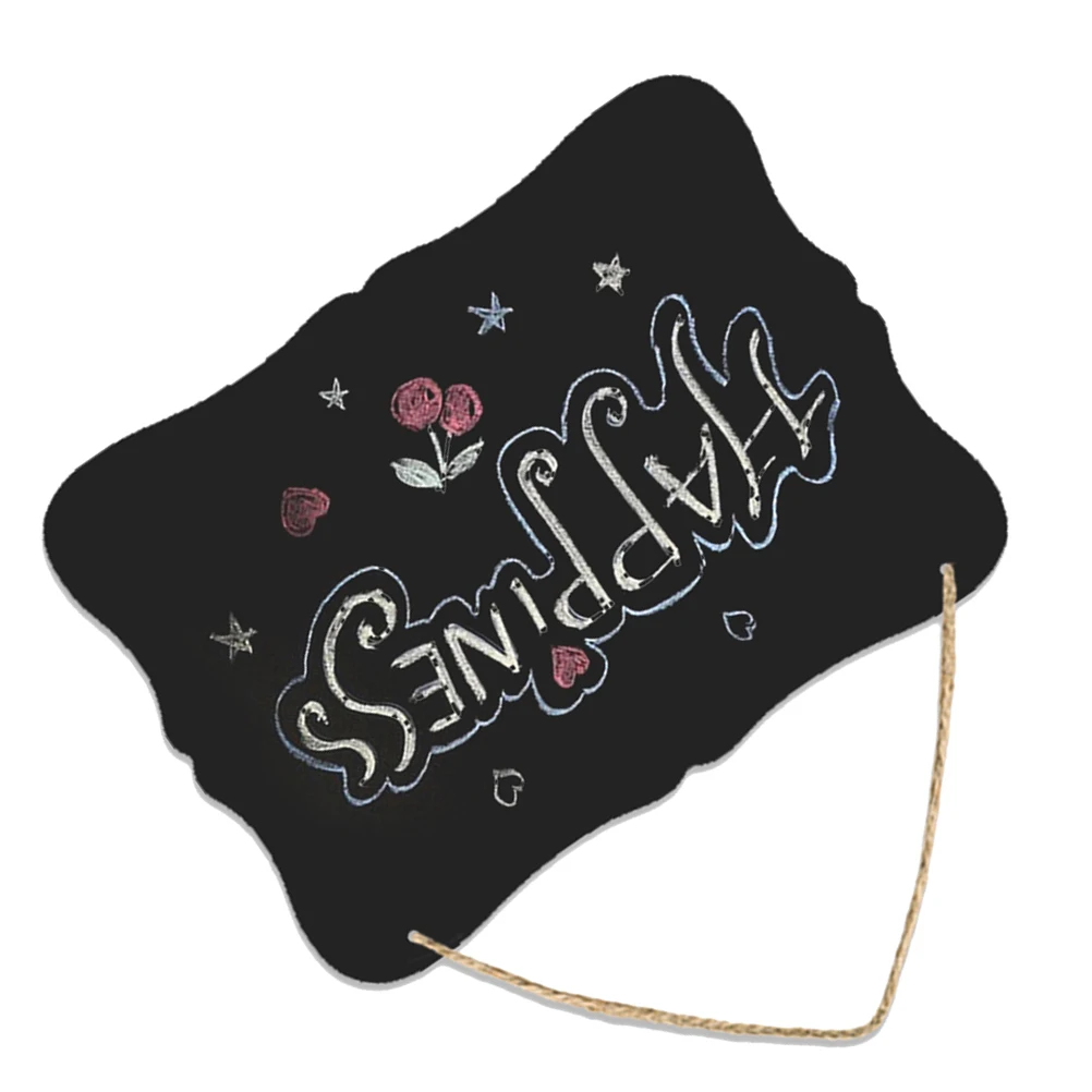 

Blackboard Decor Tags Reusable Small Chalkboard Sign Erasable Message For Wall Decor Hanging Display Density Board Notice