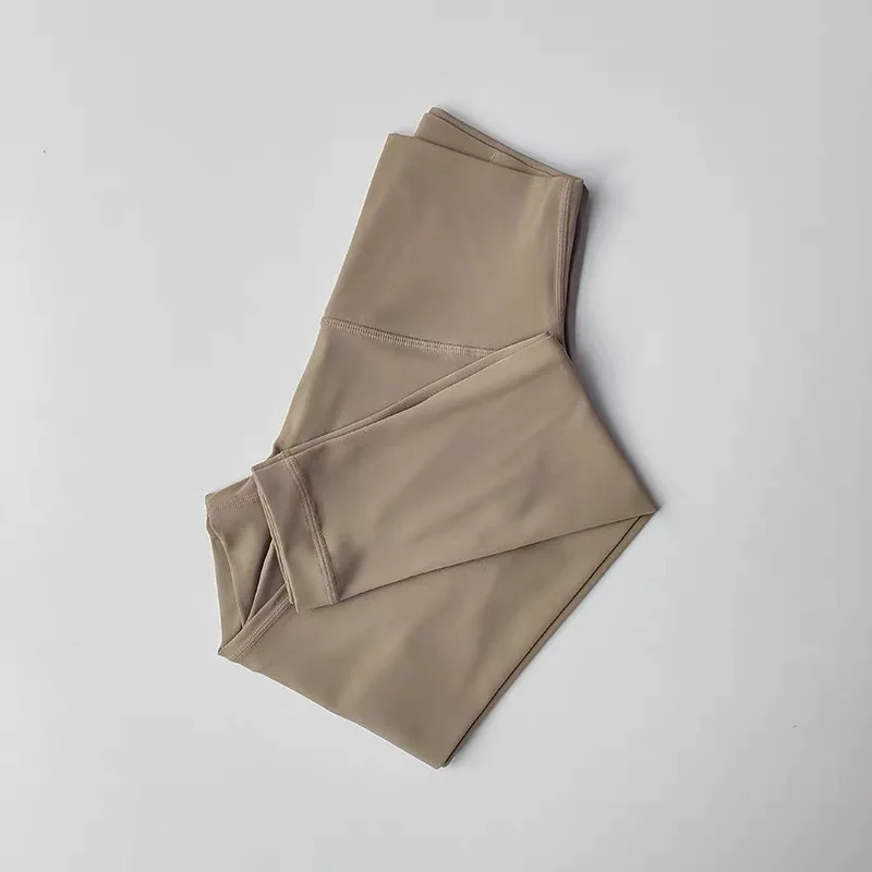 Hohe Taille, Hüftheben, Yogahose, Damen, Sport-Fitnesshose mit Taschen, Nude Feel Fitness-Ausrüstung – Detail 25
