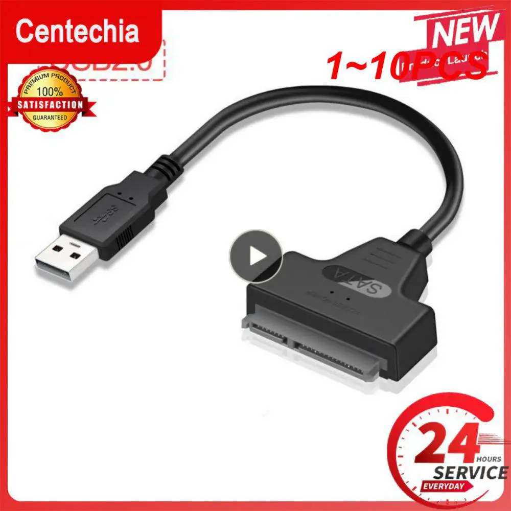 1~10PCS 3.0 2.0 SATA Up To 6 Gbps 3 Cable Sata To USB 3.0 Adapter Support 2.5 Inch External HDD SSD Hard Drive 22 Pin Sata III