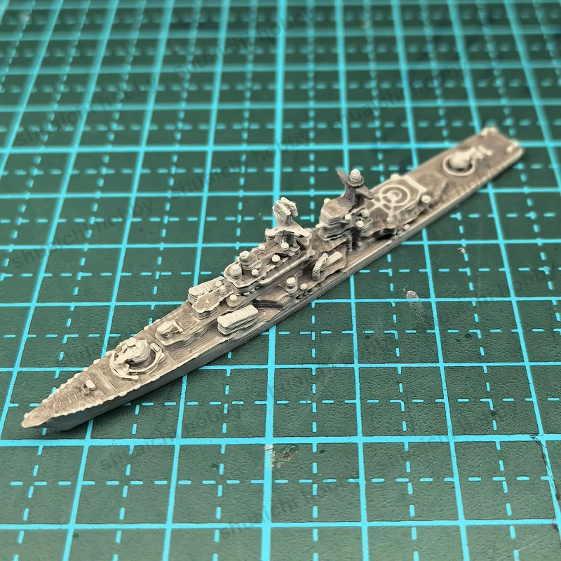 1PCS Modern Class Hangzhou Destroyer Model 1/2000 1/1500 Scale 3D Printed Naval Vessel Length 7.8/10.5cm Simulated Warship Toys