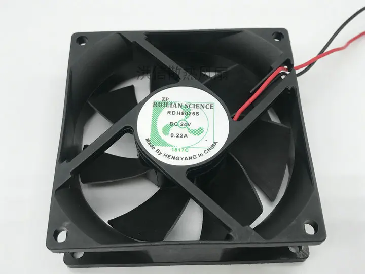 Freight free original RULLIAN RDH8025S 24V 0.22A 80 * 25MM large air cooling fan