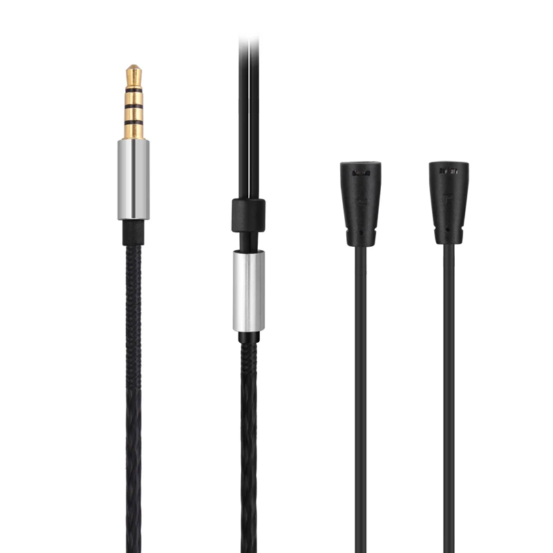 New!! Sennheiser i80 ie8i ie8 i80sヘッドフォン用occナイロンオーディオケーブル