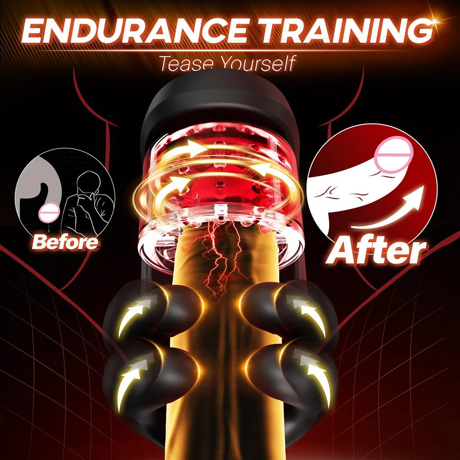 9 أوضاع دوارة للعض آلة الجنس اللسان الضارب للتدريب تحفيز زيادة التحمل ألعاب الجنس الكبار لمتعة الرجال #4