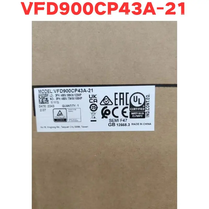 New Original VFD900CP43A-21 VFD900CP43A 21 Inverter 90KW