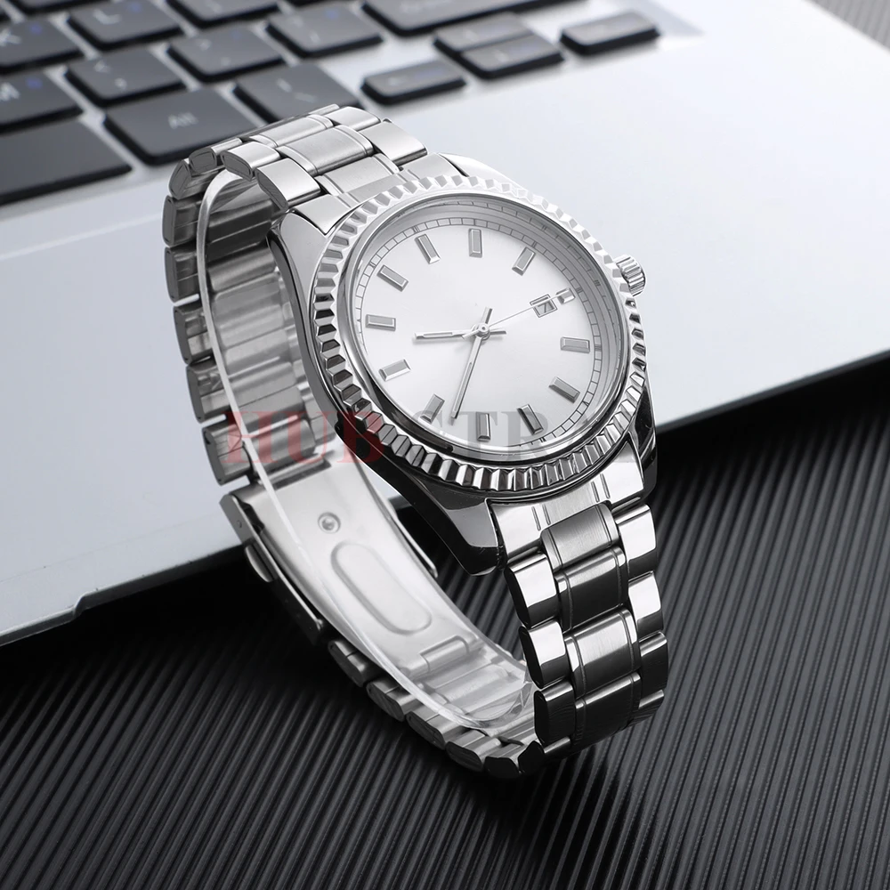 20 22mm Brand Quality Five Beads Stainless Steel Watch Band Curved End Strap for Omega Watchband for Men Women Watch Accessories view 4