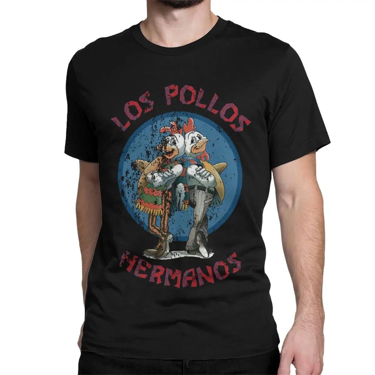 Los Pollos Hermanos T Shirt Men Women\'s Pure Cotton Funny T-Shirt Gus Fring Breaking Bad Walter White Tees Short Sleeve Clothing