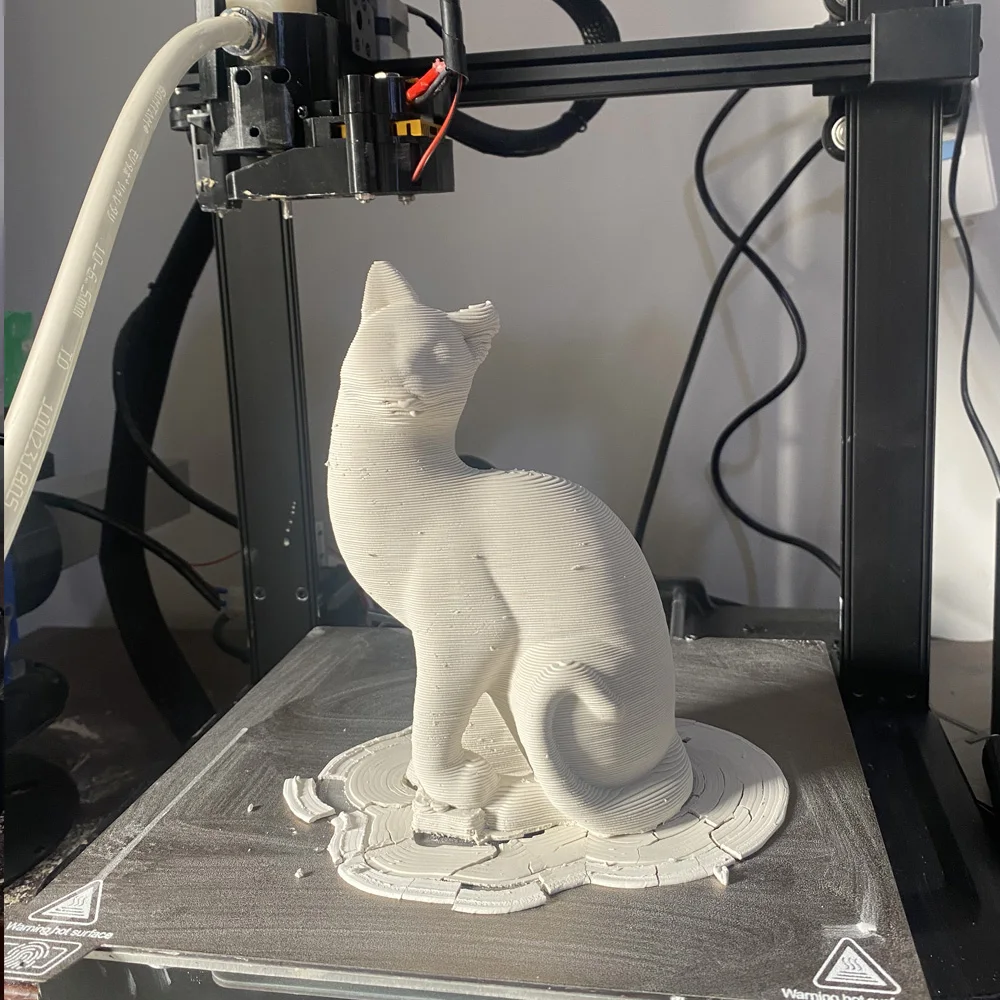 طابعة سيراميك ثلاثية الأبعاد، طابعة طين، مجموعة أدوات تسوية أوتوماتيكية كبيرة الحجم، طابعة ثلاثية الأبعاد من الطين مدفوعة بمسمار