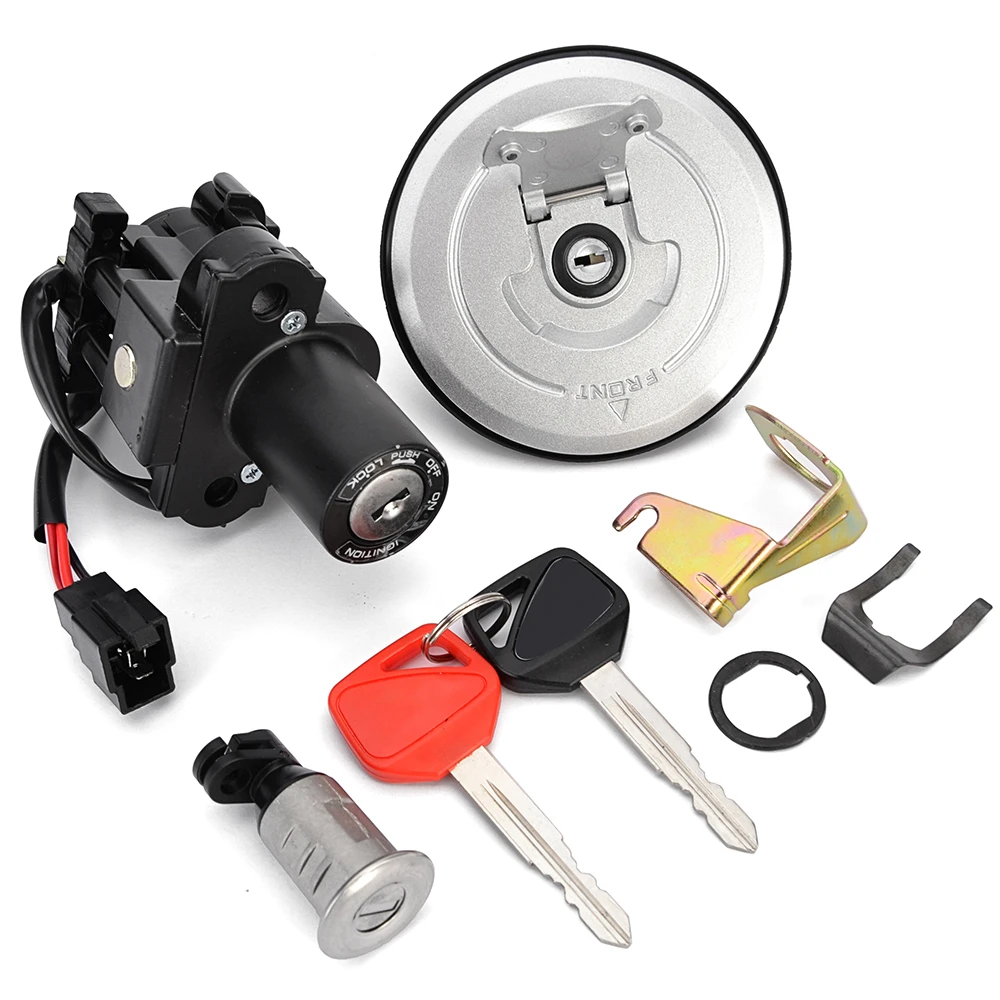 Juego de Interruptor de Encendido, Tapa de Combustible y Cerradura de Asiento para Honda CBR300RA CBR300R CBR250RA CBR250R/R CBR250R CBR 250 300 R RA 35010-KYJ-900