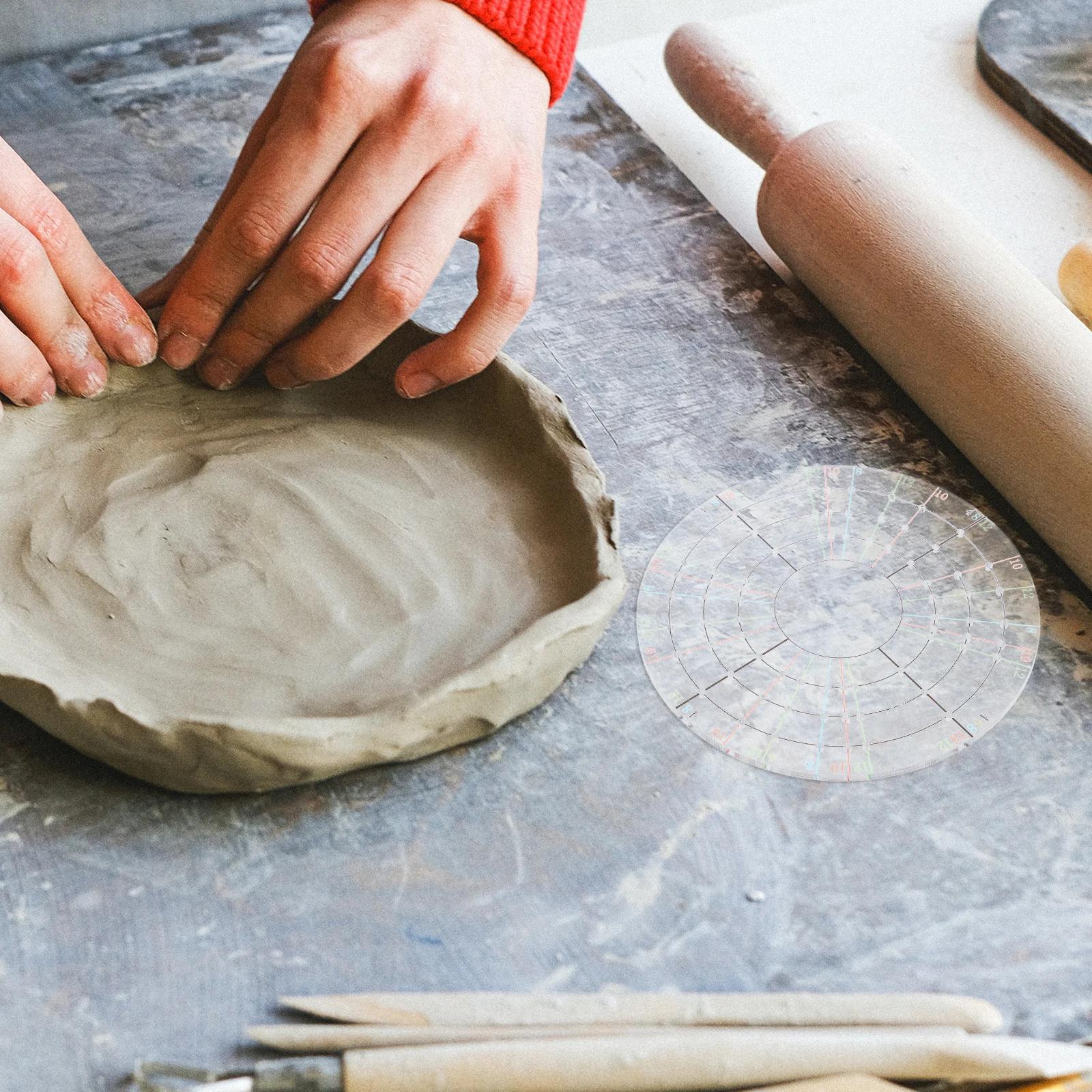 

Ceramic Pottery Tools Pottery Trimming Tool Rotary Trimmer Clay Bead Spinner Set Clay Divider Tool For Symmetrical Shaping