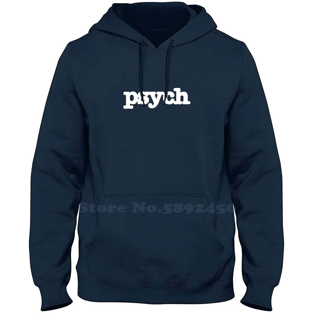 

Psych Logo High-Quality 100% Cotton Hoodie Casual Sweatshirt