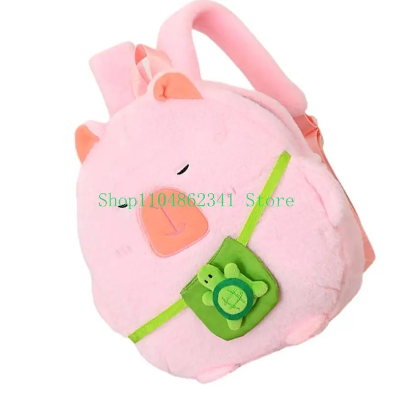 5ASD面白いキャピバラバッグ旅行バックパックぬいぐるみカピバラバックパック女性の女の子ギフトカジュアルバッグデイパックハンドバッグギフト