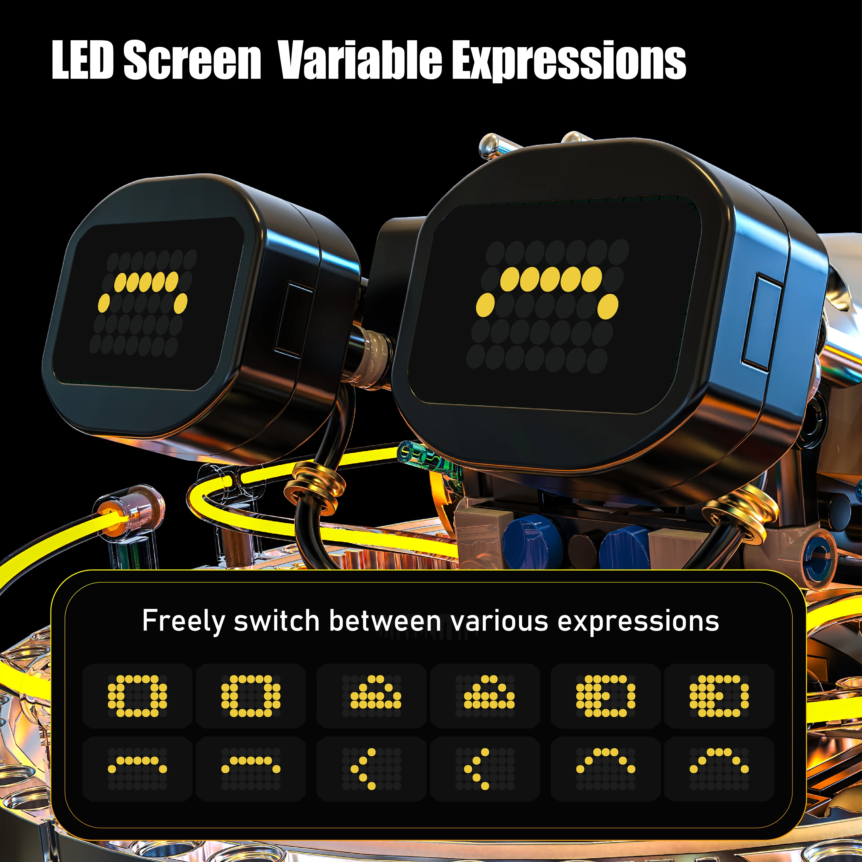 หุ่นยนต์บอลไซไฟแบบตั้งโปรแกรมได้ บล็อกประกอบไดนามิก ควบคุมด้วยรีโมท ของเล่นอิเล็กทรอนิกส์อัจฉริยะ ของขวัญเทคโนโลยีสร้างสรรค์