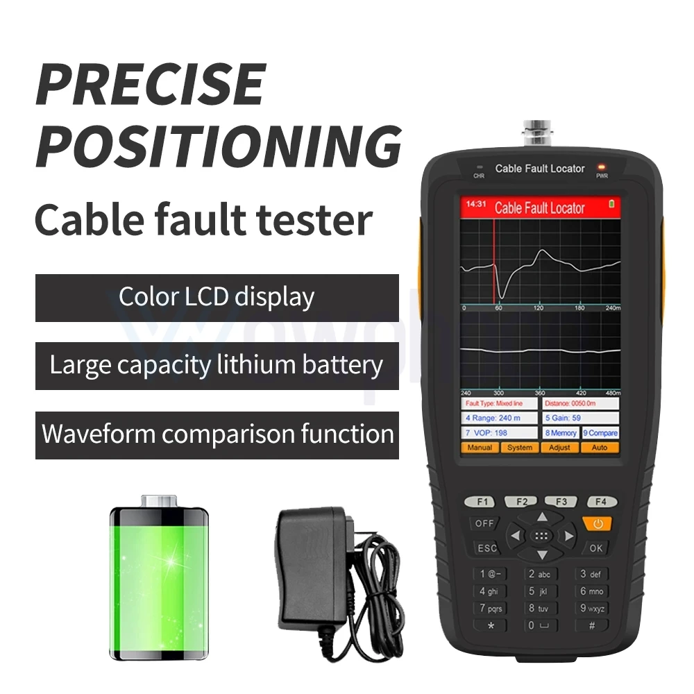 OP-PV280 Cable Fault Tester, TDR Cooper, Coaxial Communication, Wire Locator, Customized, 1, 2, 4, 8km, New