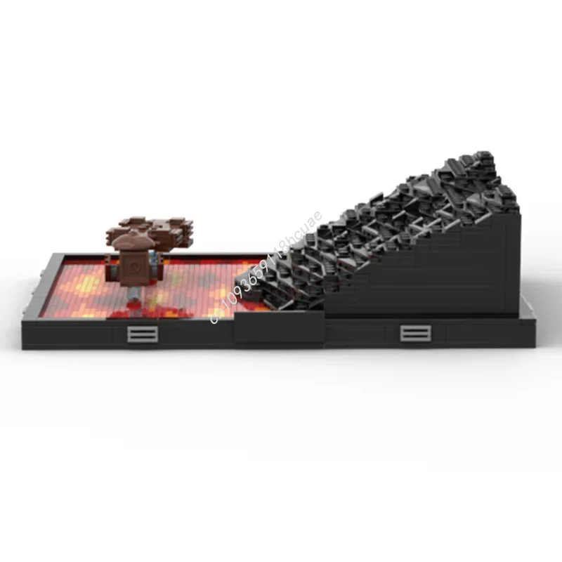 873pcs MOC De Duel Mustafar Star Battle Model Bouwstenen Kerstcadeaus Architectuur Creatief Idee Kinderen Speelgoed Verjaardag