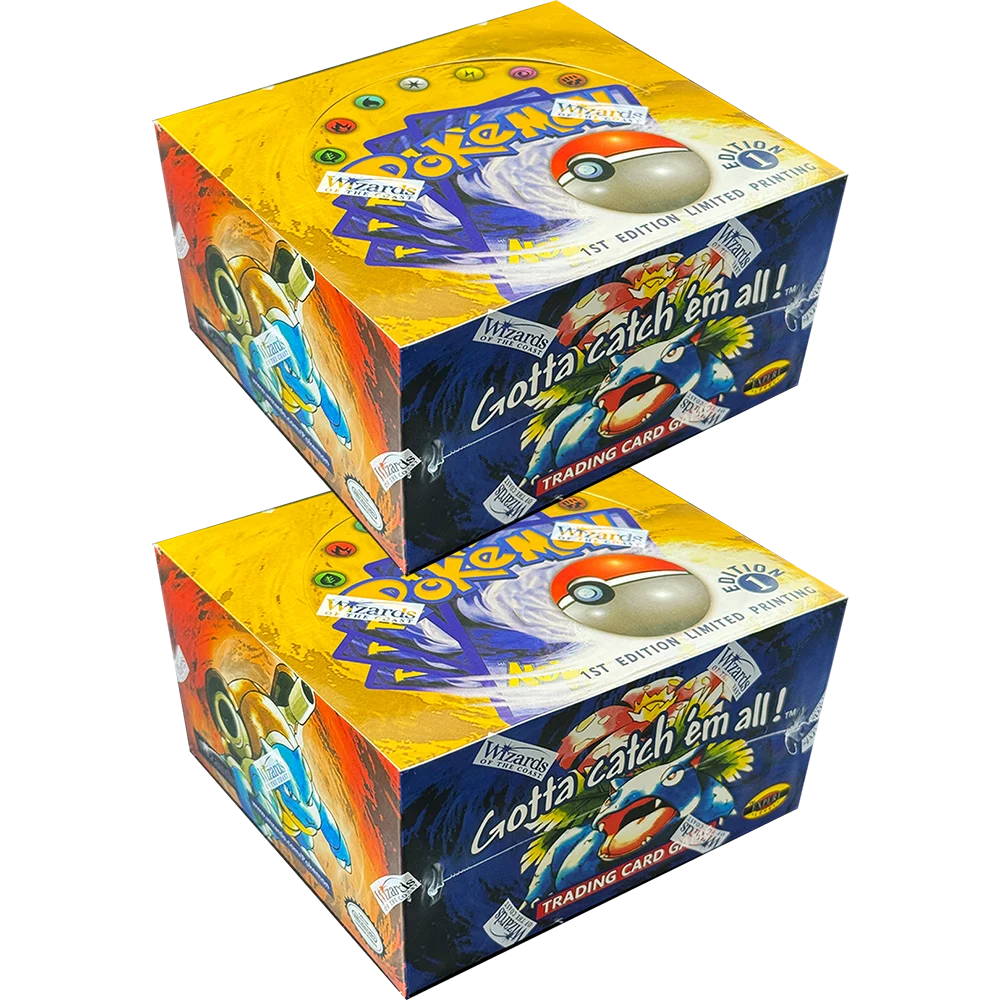 PKM 1STEdition 36Packs/Box Classic Base Set Battle Booster Proxy PTCG Game  Card Whole Set Charizrd Blastoise Venusaur Collection - AliExpress 26