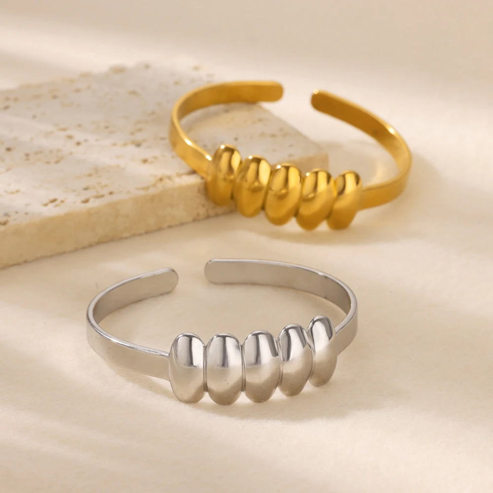 

Stainless Steel Bangle for Women Gold Color Geometric Cuff Bangle Bracelet femme Vintage Wedding Fashion Waterproof Jewelry Gift